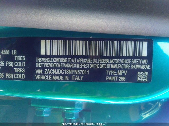 ZACNJDC18NPN57011 Jeep Renegade Trailhawk