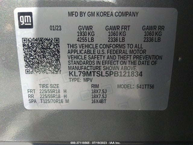 Chevrolet Trailblazer Rs 2023 KL79MTSL5PB121834 Image 9