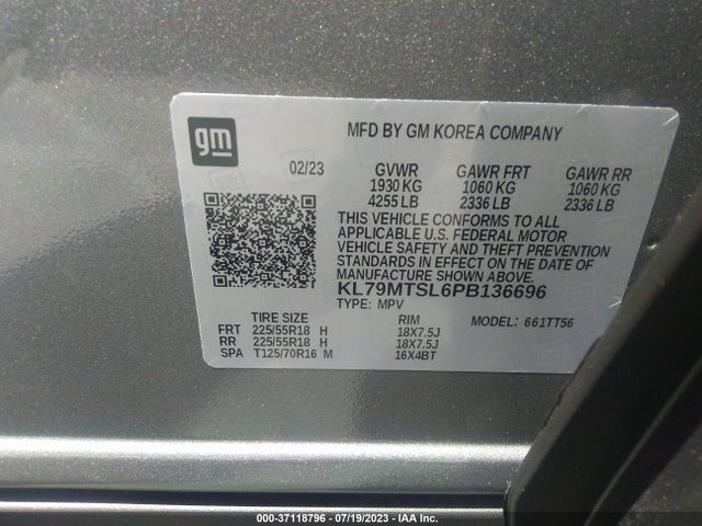 Chevrolet Trailblazer Rs 2023 KL79MTSL6PB136696 Image 9
