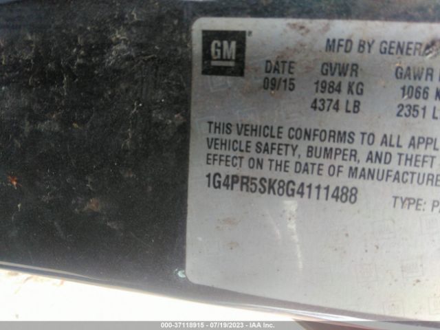 1G4PR5SK8G4111488 Buick Verano Convenience Group