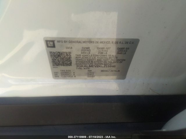 3GKALMEV2KL215946 GMC Terrain Sle