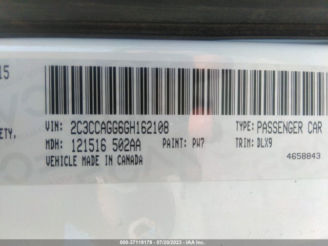 2C3CCAGG6GH162108 Chrysler 300 300s