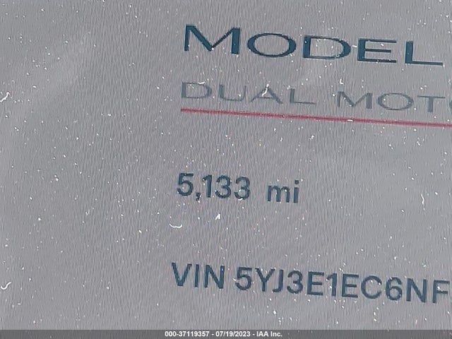 2022 Tesla 3, VIN: 5YJ3E1EC6NF329365