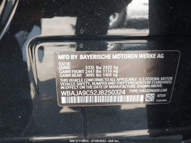 WBAJA9C52JB250324 BMW 530e Iperformance