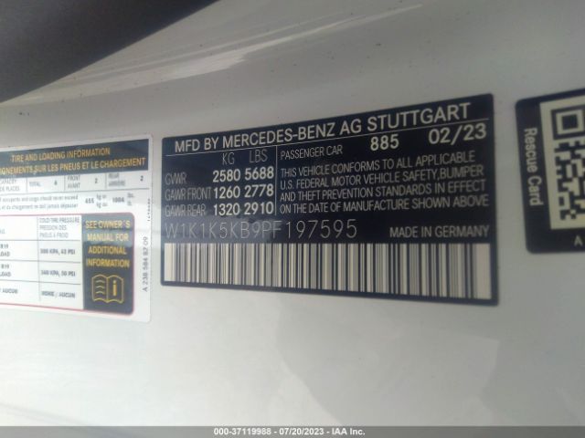 W1K1K5KB9PF197595 Mercedes-Benz E-class E 450