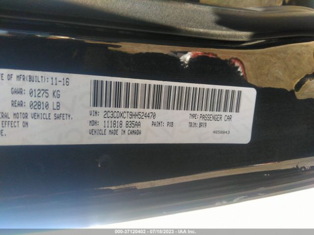 2C3CDXCT9HH524470 Dodge CHARGER R/T