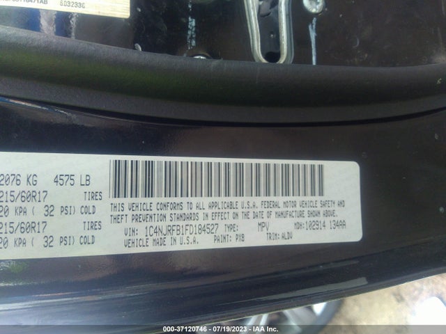1C4NJRFB1FD184527 Jeep Patriot High Altitude Edition
