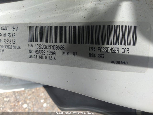 1C3CCCAB5FN580495 Chrysler 200 Limited