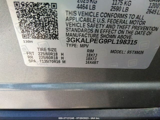 3GKALPEG9PL198315 GMC Terrain Slt