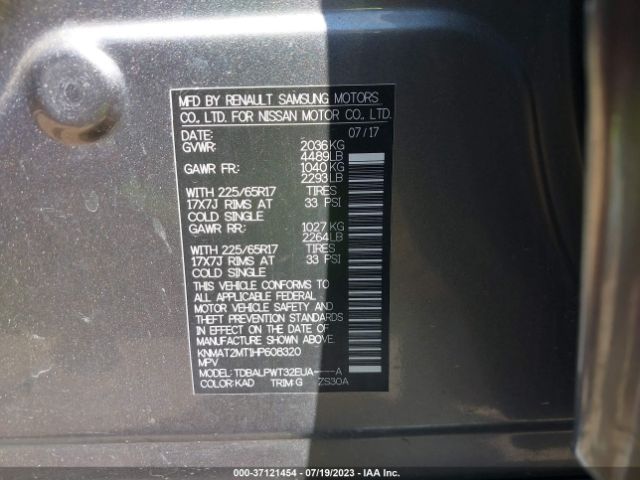 Nissan ROGUE S 2017 KNMAT2MT1HP608320 Image 15