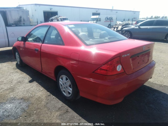 2005 HONDA CIVIC CPE VP VIN: 1HGEM22165L069567