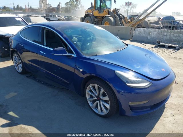Продажа на аукционе авто 2018 Tesla Model 3 Long Range, vin: 5YJ3E1EB1JF063903, номер лота: 37122034