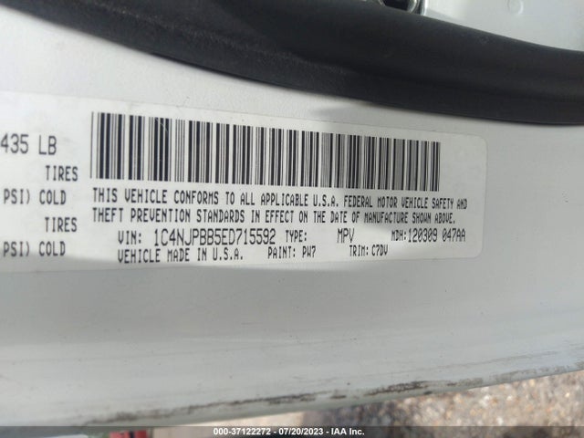 1C4NJPBB5ED715592 Jeep Patriot Sport