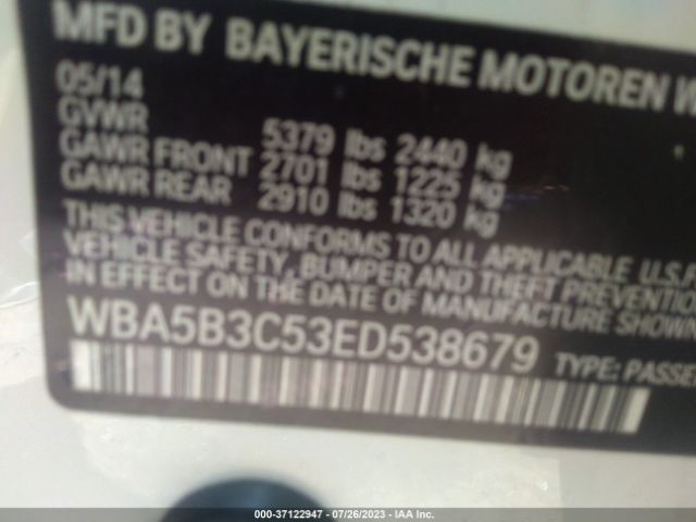 WBA5B3C53ED538679 BMW 5 Series 535i Xdrive