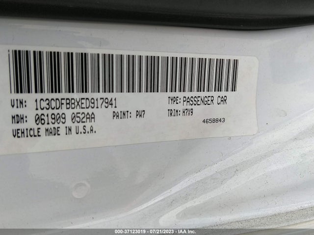 Dodge DART SXT 2014 1C3CDFBBXED917941 Image 10