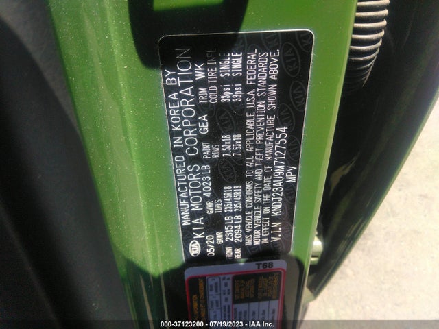 KIA Soul X-line 2021 KNDJ23AU9M7127554 Image 15