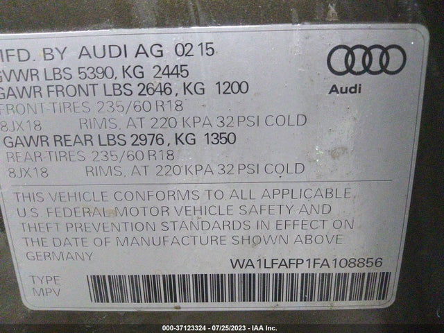 WA1LFAFP1FA108856 Audi Q5 Premium Plus