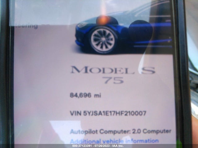 Tesla Model S 60/75 2017 5YJSA1E17HF210007 Image 7