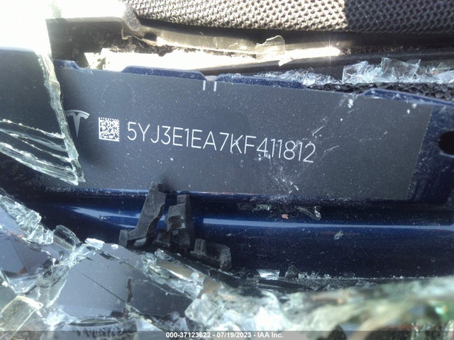 Tesla Model 3 Range 2019 5YJ3E1EA7KF411812 Image 8