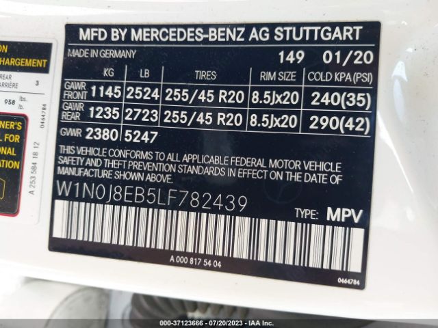 W1N0J8EB5LF782439 Mercedes-Benz Glc Glc 300