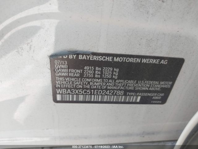 WBA3X5C51ED242788 BMW 3 Series Gran Turismo 328i Xdrive