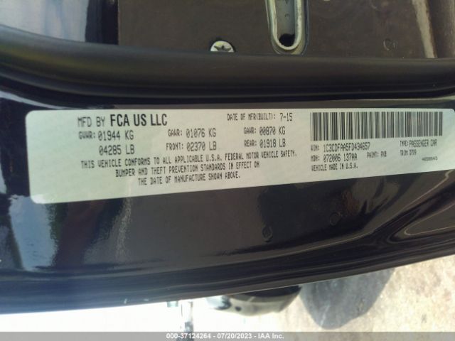 1C3CDFAA5FD434657 Dodge DART SE