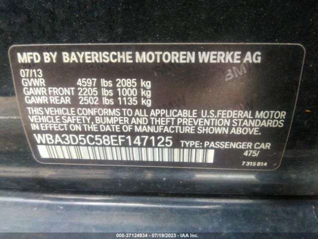 WBA3D5C58EF147125 BMW 3 Series 328d Xdrive