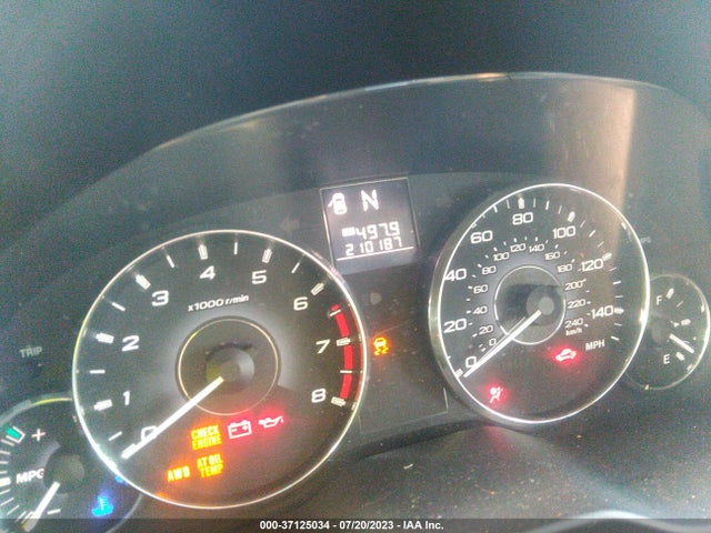2012 SUBARU OUTBACK 2.5I VIN: 4S4BRBAC1C3200807