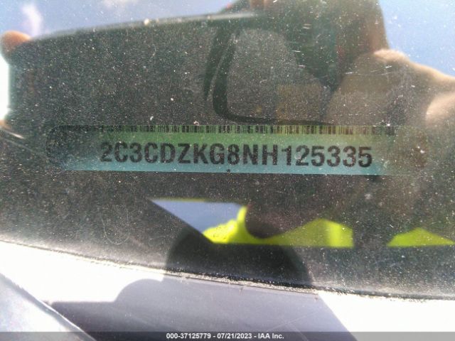 2C3CDZKG8NH125335 Dodge Challenger Gt