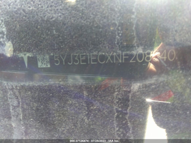 Tesla Model 3 Performance 2022 5YJ3E1ECXNF208340 Image 16