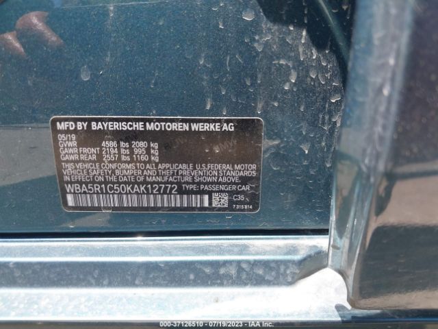 WBA5R1C50KAK12772 BMW 3 Series 330i