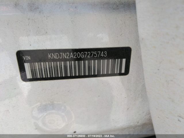 KNDJN2A20G7275743 KIA Soul Base