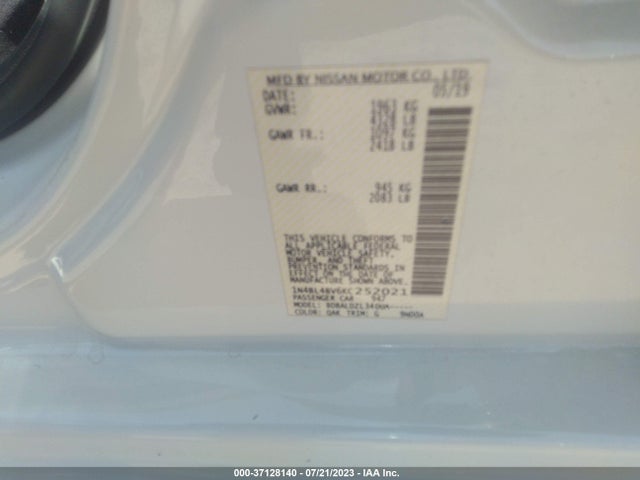 Nissan Altima 2.5 S 2019 1N4BL4BV6KC252021 Image 14