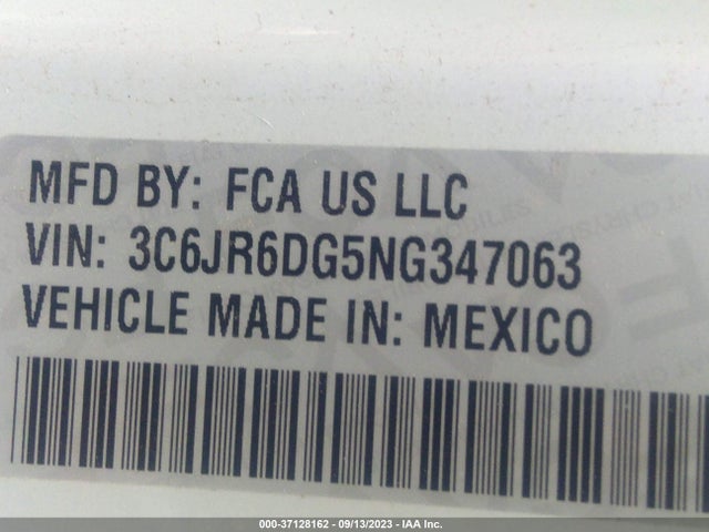 3C6JR6DG5NG347063 RAM 1500 Classic Tradesman