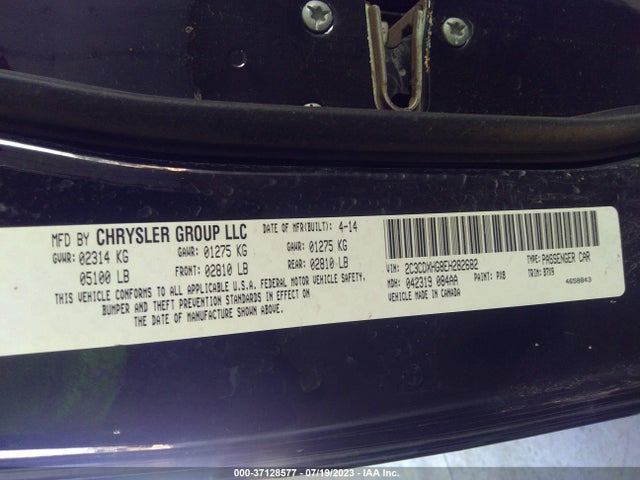 Dodge Charger Sxt 2014 2C3CDXHG8EH282682 Image 9