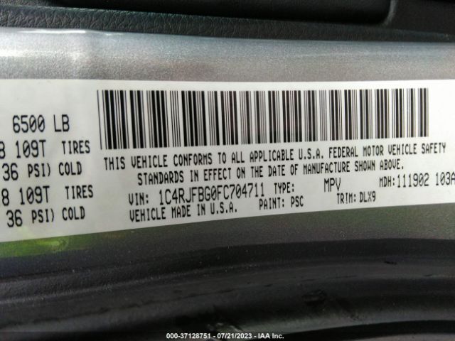 1C4RJFBG0FC704711 Jeep Grand Cherokee Limited