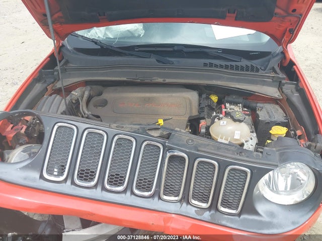 2016 JEEP RENEGADE LATITUDE VIN: ZACCJABT3GPD03687