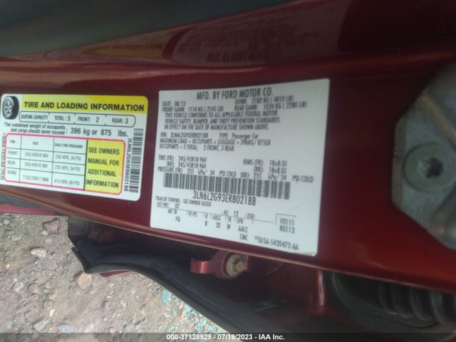 3LN6L2G93ER802188 Lincoln MKZ
