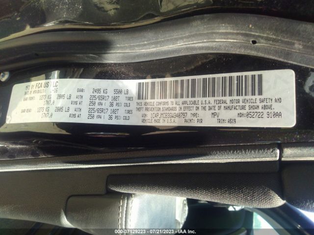 1C4PJMCB3GW340797 Jeep Cherokee Latitude