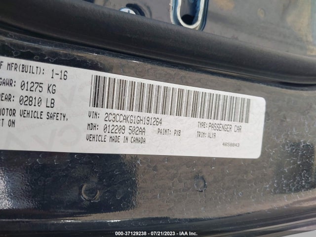 2C3CCAKG1GH191264 Chrysler 300 300c
