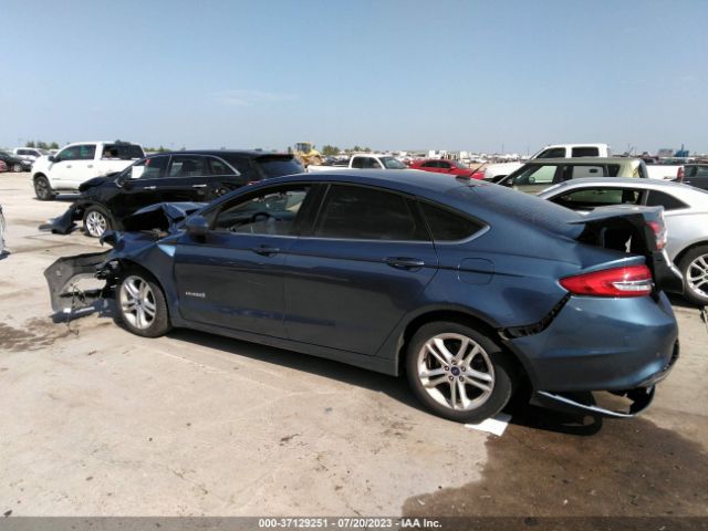 3FA6P0LU9JR286748 Ford Fusion Hybrid Se