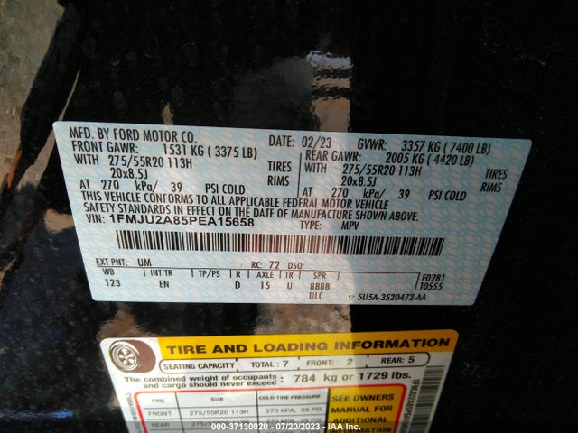 2023 Ford Expedition, VIN: 1FMJU2A85PEA15658