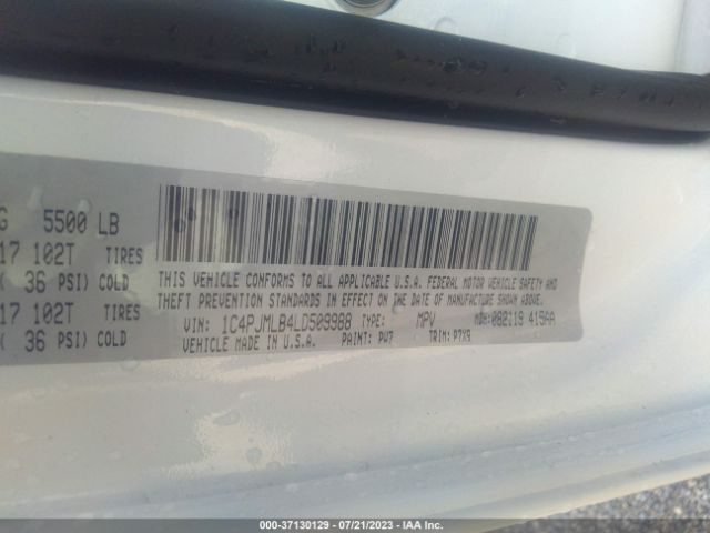 1C4PJMLB4LD509988 Jeep Cherokee Latitude Plus
