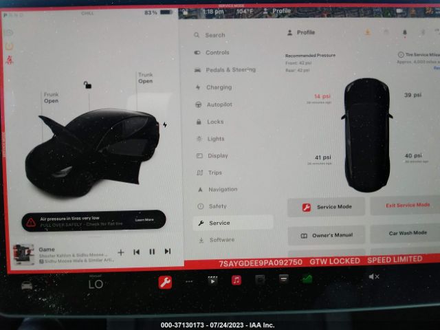 7SAYGDEE9PA092750 Tesla Model Y Long Range