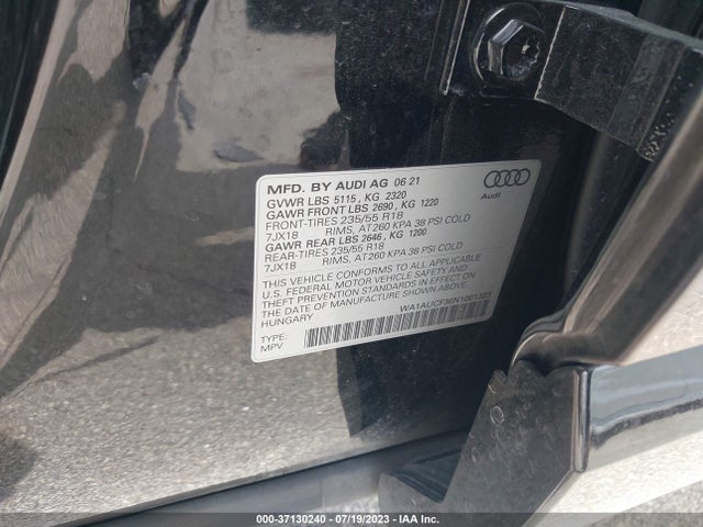 WA1AUCF36N1001323 Audi Q3 PREMIUM
