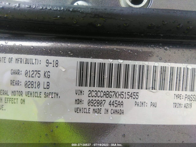 2C3CCABG7KH515455 Chrysler 300 300s