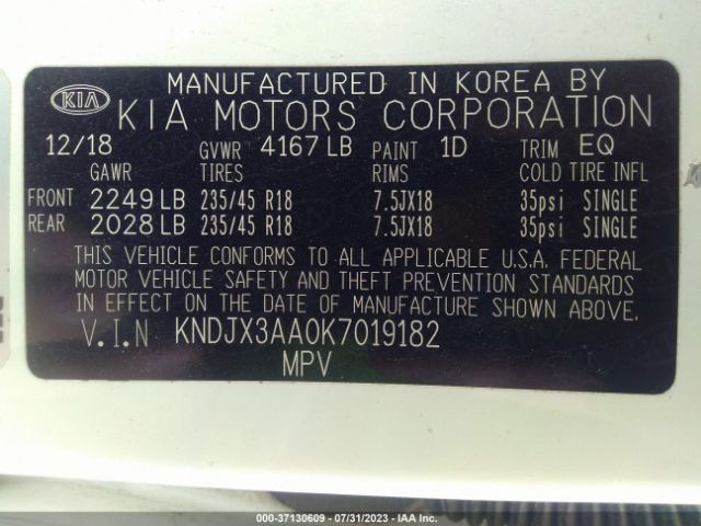 KNDJX3AA0K7019182 KIA Soul !