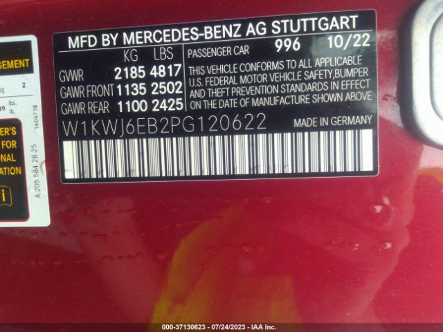 W1KWJ6EB2PG120622 Mercedes-Benz Amg C 43 4matic