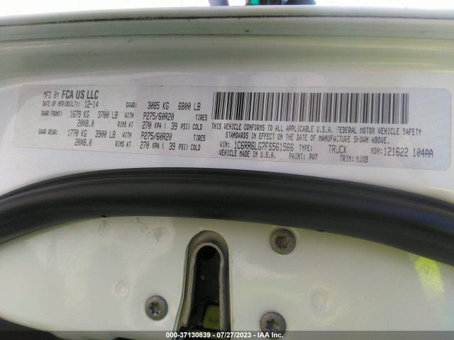 1C6RR6LG7FS561566 RAM 1500 Lone Star