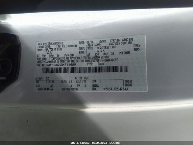 1FTMF1C82GKF14650 Ford F-150 Xl/xlt